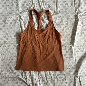 Lululemon nulu short tank in terracotta size 10